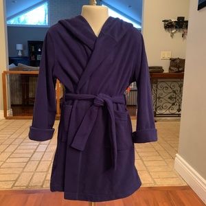 Boy's lands End Size 3T Fleece Robe